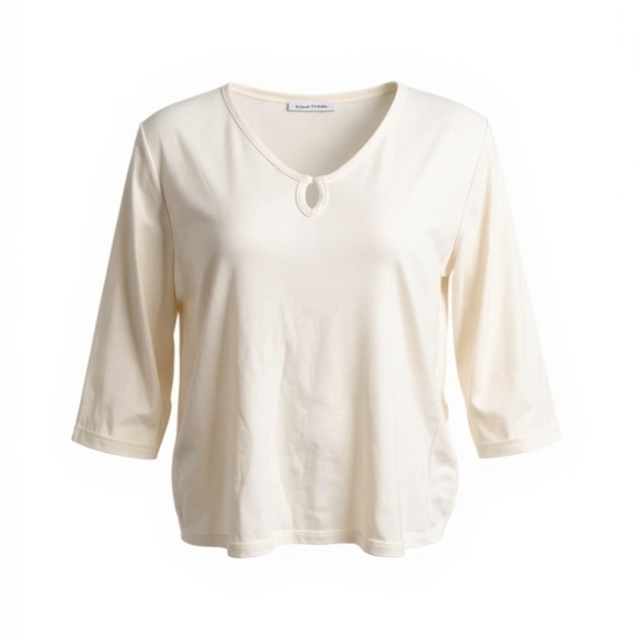 Anne Klein Tops - Anne Klein women's tops with key hole in White size XL #0761